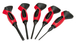 Jeu de chasses goupilles brunis avec poignée, 5 pcs KS TOOLS - 156.0221