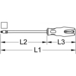 Tournevis ERGOTORQUEplus® 4 pans, #4, L.315 mm KSTOOLS - 1591192