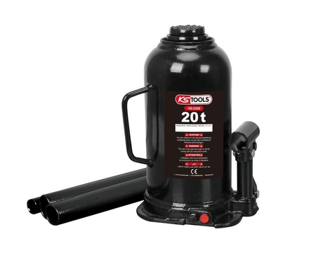 Cric bouteille hydraulique, capacité 20 tonnes KS TOOLS - 160.0358