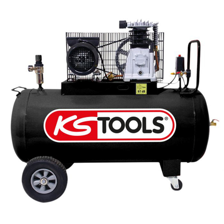 Compresseur sur cuve 200 L - 10 bar - 3 CV -220 V Mono KSTOOLS - 165.0805