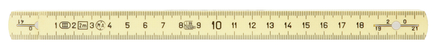 Mètre pliant jaune en composite, L.2 m KS TOOLS - 300.0061