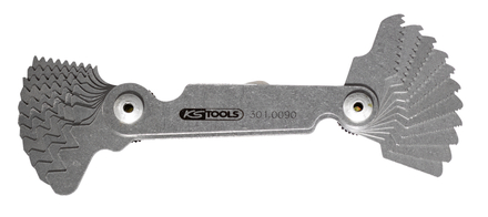 Jauge à filetage métallique, 22pas KS TOOLS - 301.0090
