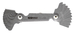 Jauge à filetage métallique, 22pas KS TOOLS - 301.0090