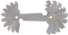Jauge à filetage métallique, 20pas KS TOOLS - 301.0095