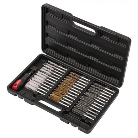 Jeu de brosses de nettoyage pour puit de bougie de préchauffage ou d'injecteur KSTOOLS - 3400010