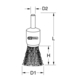 Brosse pinceau 0,3 mm, Ø 23 mm KSTOOLS - 3400017