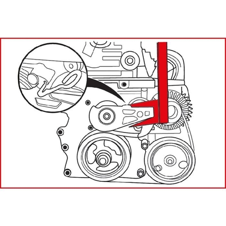 Jeu d’outils de révision du moteur – BMW Mini One, Cooper, Cooper S KSTOOLS - 4000925