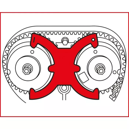 Jeu d'outils de calage moteur - Ford, Volvo KSTOOLS - 4004125