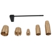 Jeu de 5 douilles pour pompes à injection avec gabarit de réglage KSTOOLS - 4009080