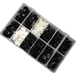 Assortiment d'agreafes de fixaton pour faisceaux de câbles, 340 pcs KSTOOLS - 4200900