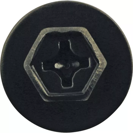 Vis en métal noire avec rondelle pour Volkswagen, Audi, Peugeot/Citroën et Opel - Ø 6,2 mm - 10 pcs KSTOOLS - 4201907