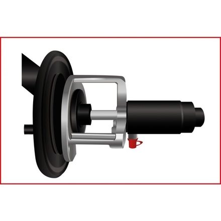 Jeu universel d'extraction de roulements, arbres de transmission, moyeux de roue KSTOOLS - 4400075