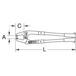 Pince pour capuchon de moyeu, L. 500 mm KSTOOLS - 4500210