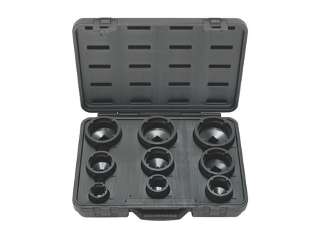Jeu de douilles à ergots pour écrous de moyeux, 9pcs KSTOOLS - 4505020