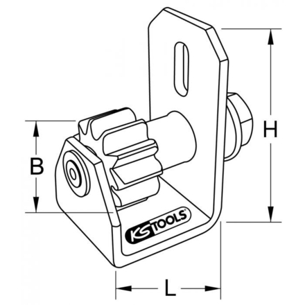 Entraîneur manuel de volant moteur DAF KSTOOLS - 4550105