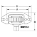 Entraîneur manuel de volant moteur pour Iveco, 70x125 mm KSTOOLS - 4603980