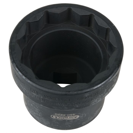Douille 12 pans pour écrou de moyeu avec guide, 80 mm KSTOOLS - 4604220