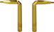 Pointes coudées pour pinces à circlips à double articulation, 1,0mm, 2 pcs KS TOOLS - 500.7018