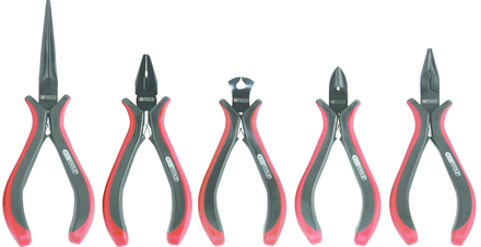 Jeu de 5 pinces électroniques KS TOOLS - 500.7020