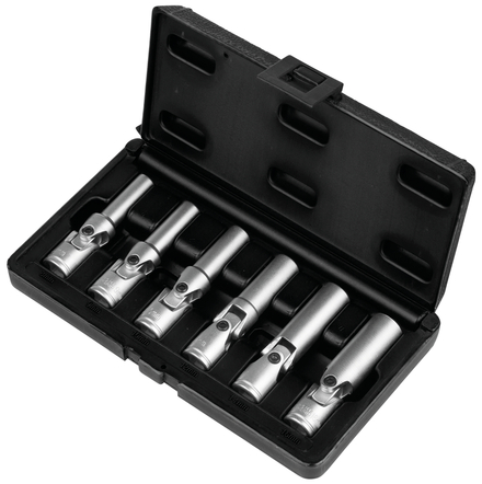 Module douilles à bougie 3/8'' articulées, 6 pcs KS TOOLS - 500.7300