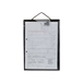 Tablette de fiche de travaux A4 avec sacoche pour clés - Noire KSTOOLS - 5008096