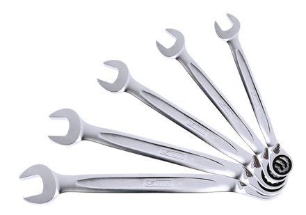 Jeu de clés mixtes à cliquet reversible GEARplus®, 5 pcs KS TOOLS - 503.4661
