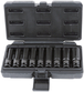 Jeu de 9 douilles à chocs TORX® 1/2'', E10-E11-E12-E14-E16-E18-E20-E24 KS TOOLS - 515.1050