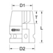 Douille à chocs TORX-E 1/4’’, E12 KSTOOLS - 5151074