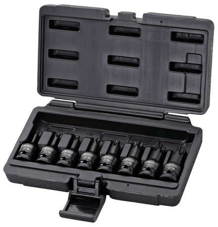 Jeu de douilles mâles à chocs courtes TORX®, 8 pcs KS TOOLS - 515.1107