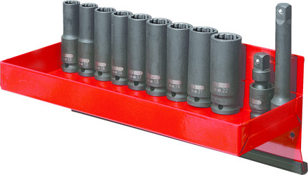 Jeu de douilles longues à chocs 1/2'', 13 pcs KS TOOLS - 515.1140