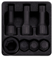 Coffret DUODRIVE, douilles à chocs XZN®, 7pcs KS TOOLS - 515.1160