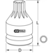 Douille à chocs courte 1/2'' XZN®, M16 - L. 43 mm KSTOOLS - 5151173