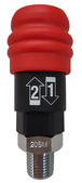 Coupleur rapide fileté mâle 1/2'' - L.44mm KS TOOLS - 515.4452