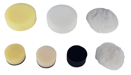 Tampons de nettoyage en plastique noir Diam. 50mm pour 515.5125, 5 pcs KS TOOLS - 515.5128