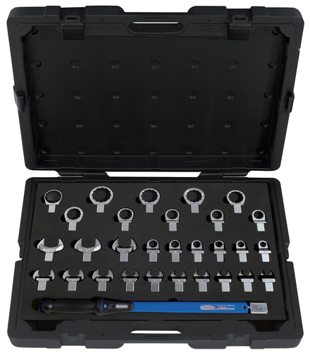Jeu de clés dynamométriques à emmancher 14x18 mm, 1/2''- 31 pcs KS TOOLS - 516.1730