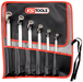 Jeu de 6 clés à douilles articulées - 12 pans KS TOOLS - 517.0310