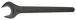 Clé à fourches simple brunie, 42 mm KS TOOLS - 517.0542