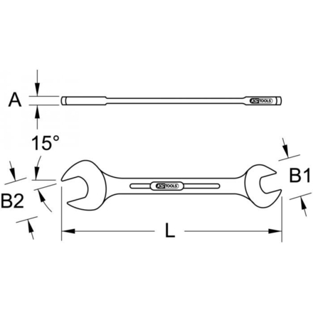 Clés à fourche, 10x13mm KSTOOLS - 5170706