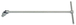 Clé longue articulée à poignée en T, 3/8'' KS TOOLS - 517.1126