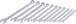 Jeu de 11 clés mixtes extra-longues KS TOOLS - 517.1505