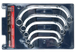 Jeu de 5 clés polygonales demi-lune KS TOOLS - 518.0850
