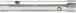 Clé à tube droite, 16 x 17 mm KS TOOLS - 518.0875