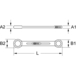Clé polygonale 12 pans extra-longue, 6 x 8 mm KSTOOLS - 5181802
