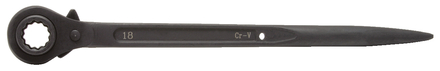 Clé à cliquet à douille reversible spéciale montage échafaudage, 24x30 mm KS TOOLS - 522.2430