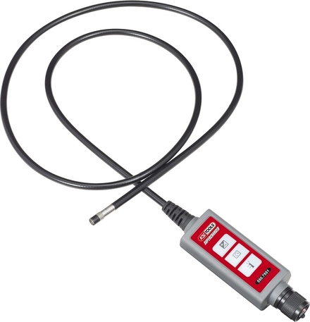 Sonde semi-rigide SUPERCHARGED avec caméra frontale commutable 0° Diam.5,5mm - L.1 m KS TOOLS - 550.8551