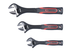 Jeu de 3 clés à molette à manche bi-matière, 8'' - 10'' - 12'' KS TOOLS - 577.0199