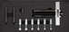 Rallonges courtes 2 pièces KS TOOLS - 700.1607