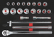 Module de douilles et accessoires 3/4'', 21 pièces KS TOOLS - 711.1034