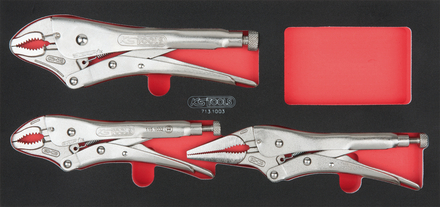 Module de pinces étaux GRIPfix Xtreme, 3 pièces KS TOOLS - 713.1003