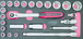 Module de douilles et accessoires ULTIMATE® 1/2'', 24 pièces KS TOOLS - 713.1024